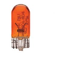 Gloeilamp 12 Volt 5 Watt steek T10 oranje 