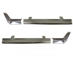 Chromelijst set , Sierlijst set bovenzijde Koplamprand en Richtingaanwijzerunit Volvo 240 260 (82-93) 1312634-KIT