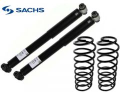 Schokbreker + veren set achteras sedan L&R Volvo 744 764 944 964 (-94) Sachs 1359710-S-KIT