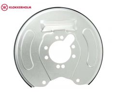 Stofplaat, Spatplaat, Spatbord, Ankerplaat remschijf rechtsachter Volvo S40 (-04) V40 (-04) Klokkerholm 30814871-S - 9008878