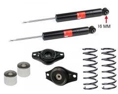 Schokdemper en achterveer set voor vervanging van Nivomat systeem Volvo XC70nn (08-) 31300140-SET-HD