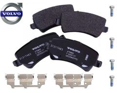 Remblok set S60n V60 achteras massieve remschijf (comfort)