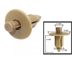 Deurpaneel en div toepassingen clip Volvo C70 -05 S60 -09 S70 S80 -06 V70 -00 V70n 00-08 XC70 -00 XC70n 01-07 Volvo 39964095