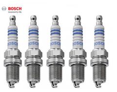 Bougieset 5-Cil. zonder Turbo Volvo 850 C70 -05 S60 -09 S70 S80 -06 V70 -00 V70n 00-08 Bosch 8642660