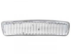 Grille, Radiateur grille Chrome met latten zonder logo/embleem Volvo C70 (-02) S70 V70 (-00) 9127580-S 