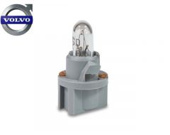 Lamp, Autolamp, Halogeen lampje 12Volt 2Watt inclusief fitting instrumenten paneel Volvo S60 (-09) S80 (-06) V70n (00-08) XC70n (01-07) XC90 (-14)  Volvo 9472110