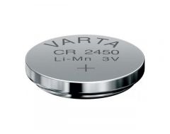 Batterij afstandsbediening , Lithium knoopcelbatterij t.b.v. afstandbediening Volvo C30 C70n 06- S40n 04- V50 Varta CR2450