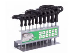 TORX schroevendraaier 10 delige set in praktische houder/opbergrek (T12750)