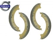 Handremschoenen set, Remschoenen set, parkeerrem achteras L&R Volvo 240 260 740 760 940 960 Volvo 274268-31262623