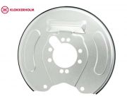 Stofplaat, Spatplaat, Spatbord, Ankerplaat remschijf linksachter Volvo S40 (-04) V40 (-04) Klokkerholm 30814870-S - 9008877