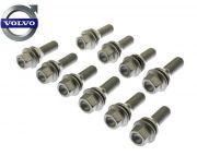 Wielboutset staal (10 stuks) Volvo S60n S60nn S60xc S80n S90n V60 V60n V60xc V70nn V90n XC40 XC60 XC60n XC70nn XC90n Volvo 31439230