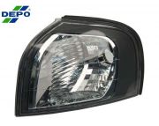 Knipperlicht, Richtingaanwijzer unit, Knipperlamp linksvoor zwart Volvo S80 (99-03) Depo 8620463-S - 773-1514L-AE2