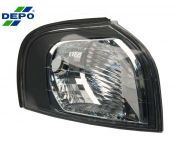 Knipperlicht, Richtingaanwijzer unit, Knipperlamp rechtsvoor zwart Volvo S80 (99-03) Depo 8620464-S - 773-1514R-AE2