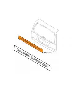 Volvo Stickertape "CROSS COUNTRY" 9483945-S