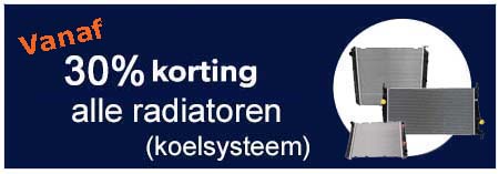 30% of meer korting op Radiatoren